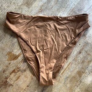 Skims Mid Waist Tan Bikini Bottom Color Almond NWT 2x
